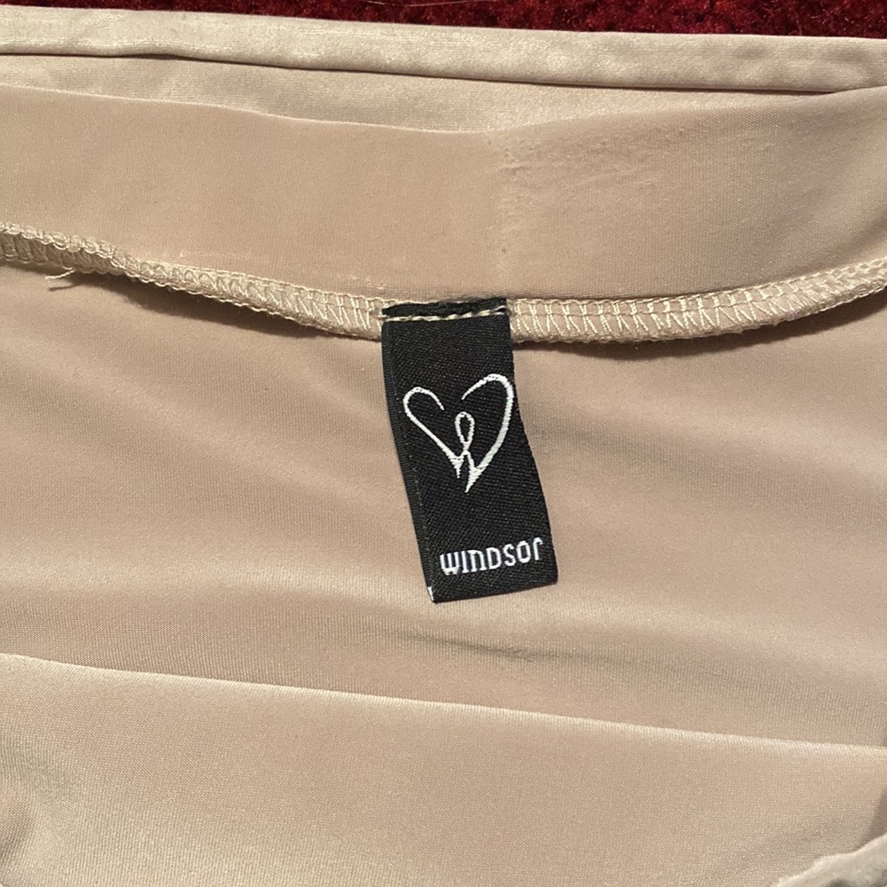 Windsor Asymmetrical Cream Skirt - Picture 7 of 10